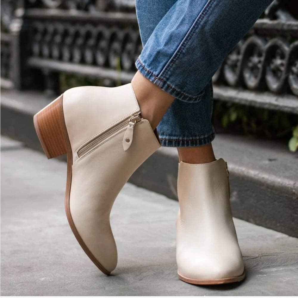 Thursday Boots | Beige “Downtown” Ankle Boot